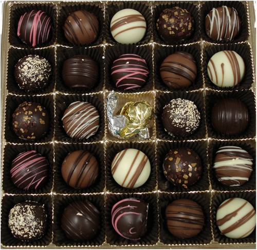 Gourmet Chocolate Assortment, Truffles, Bonbons, Bark