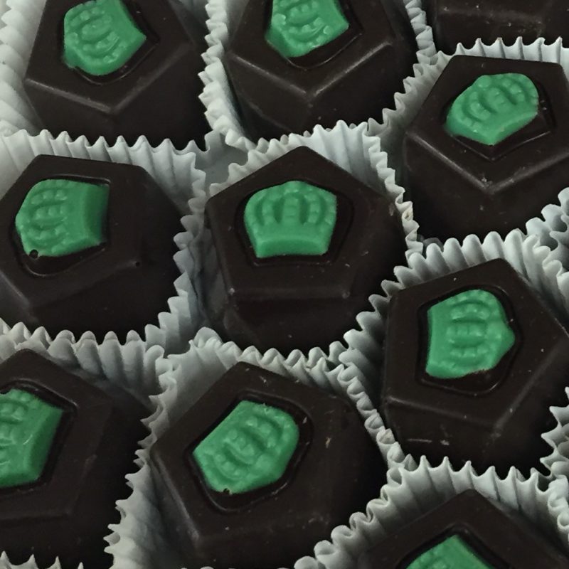 O’Shea’s Dark Chocolate French Mint CrownTruffle