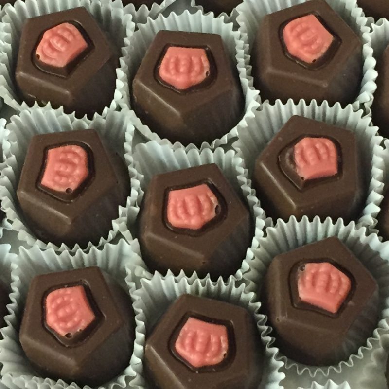 O’Shea’s Milk Chocolate Raspberry Crown Truffles