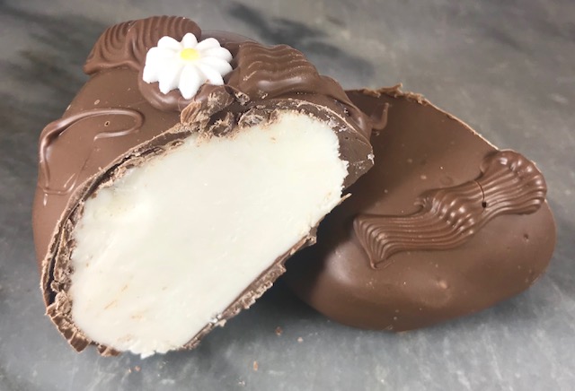 1/2# O’Shea’s Milk Chocolate Vanilla Butter Cream Egg