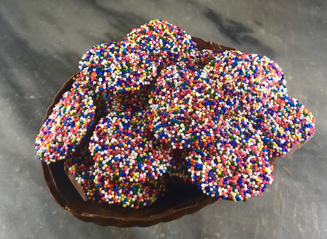 O’Shea’s Milk Chocolate Easter Basket Filled with Nonpareils