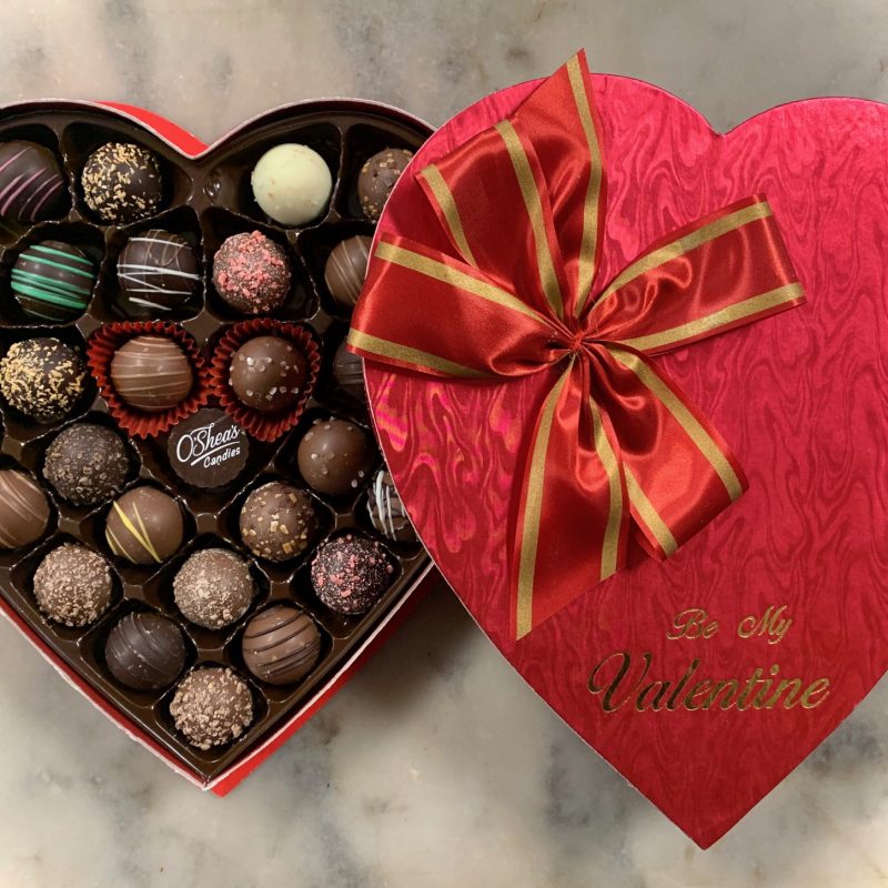 O’Shea’s Heart Box of Petite Truffles