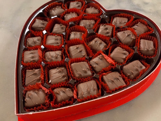 O’Shea’s Heart Box of Peanut Butter Meltaway