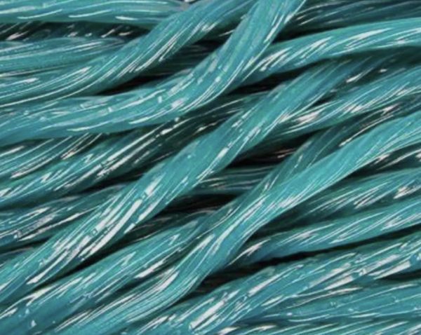 O'Shea's Thick Cut Licorice 1 Pound Gift Box- Blue Raspberry