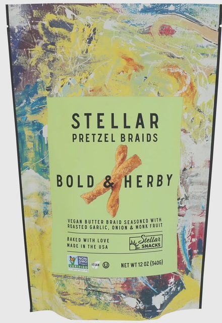 O'Shea's Stella Bold & Herby Gourmet Pretzel Braids 3/4th Pound