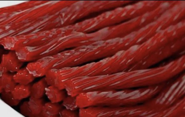 O'Shea's Thick Cut Licorice 1 Pound Gift Box- Red Raspberry