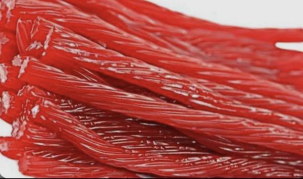 O'Shea's Thick Cut Licorice 1 Pound Gift Box- Strawberry