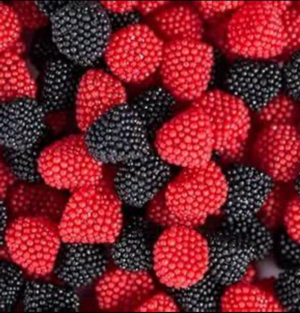 O'Shea's Gummi Red & Black Raspberry Gift Box