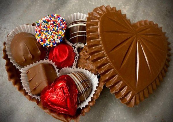 O'Shea's Handmade Milk Chocolate Heart Jewelry Box