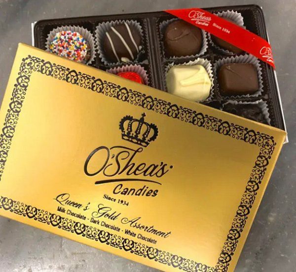 O'Shea's "Queens Gold Box" 1/2# Gift Box
