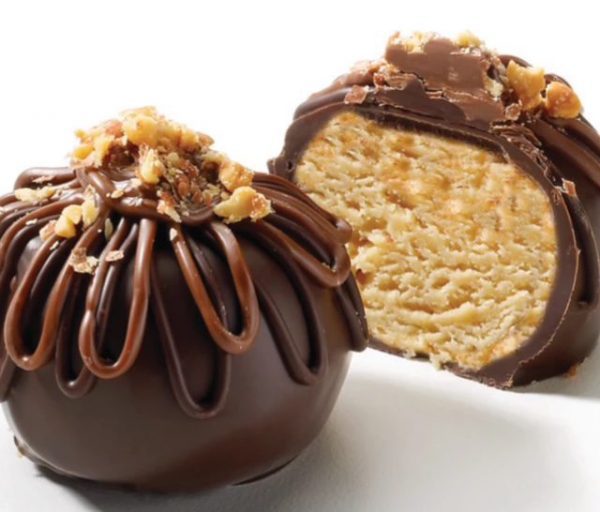 O'Shea's Hand Piped Dark Peanut Butter Indulgence Gourmet Truffle 24 Ct - $4.98 Each
