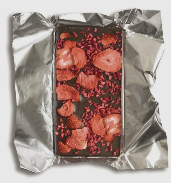 O'Shea's Vegan Chocolate Plant Based Strawberry Bar