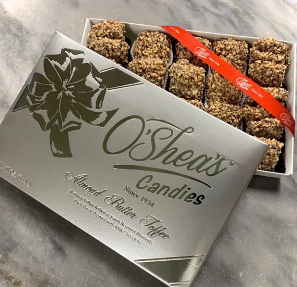 O'Shea's Almond Butter Rolled Toffee Squares