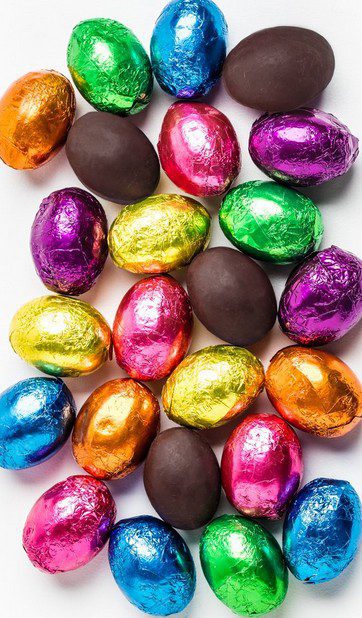 Easter Dark Chocolate Foil Eggs