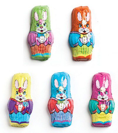 O'Shea's Milk Chocolate Standing Rabbits