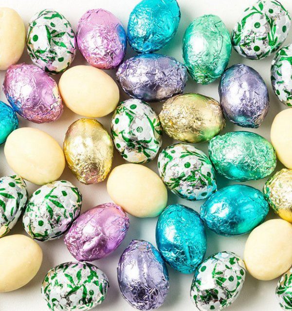 Easter White Chocolate Foil Eggs