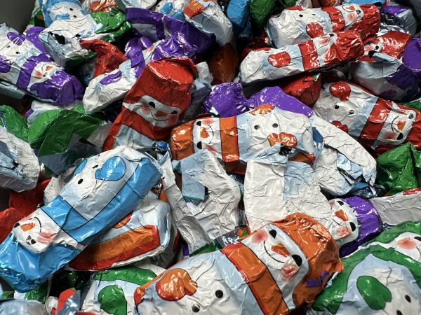 Milk Foil Snowman