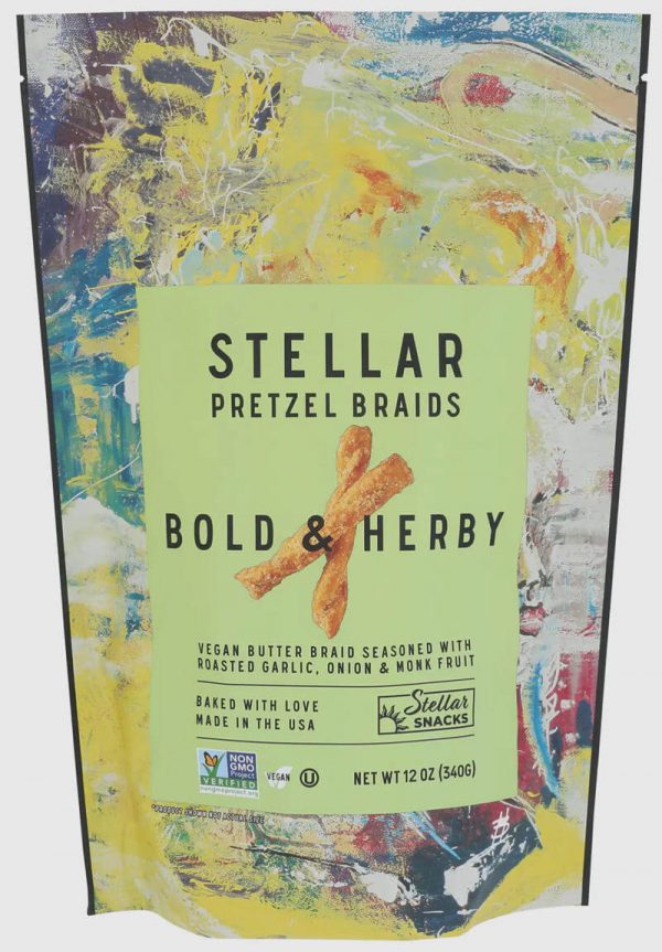 Stellars Gourmet Seasoned Pretzels - Bold & Herby