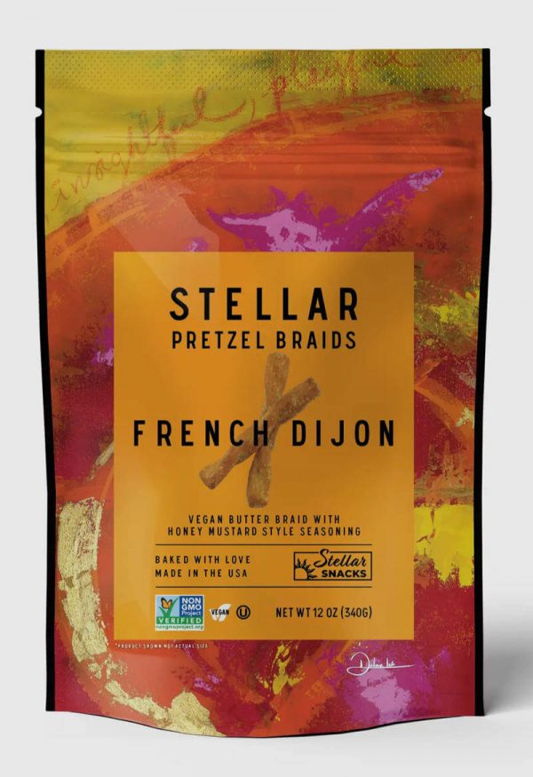 Stellars Gourmet Seasoned Pretzels - French Dijon
