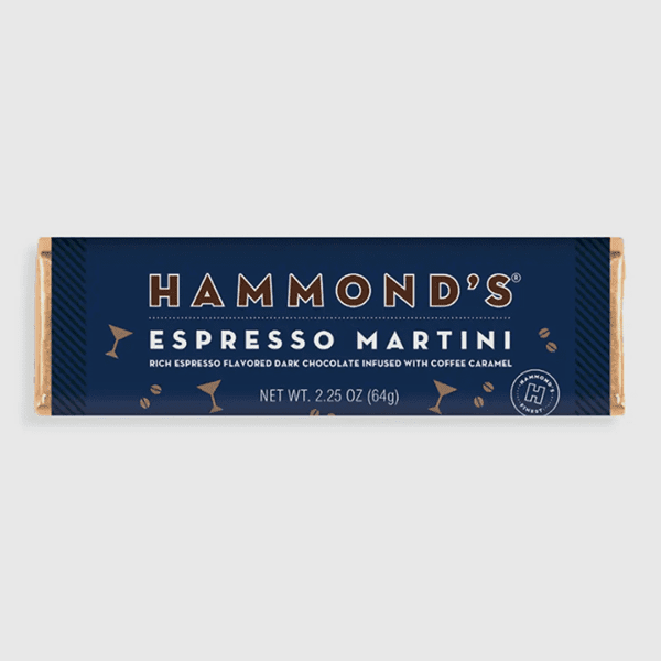 Hammonds Gourmet Foil Wrapped Candy Bar - Espresso Martini