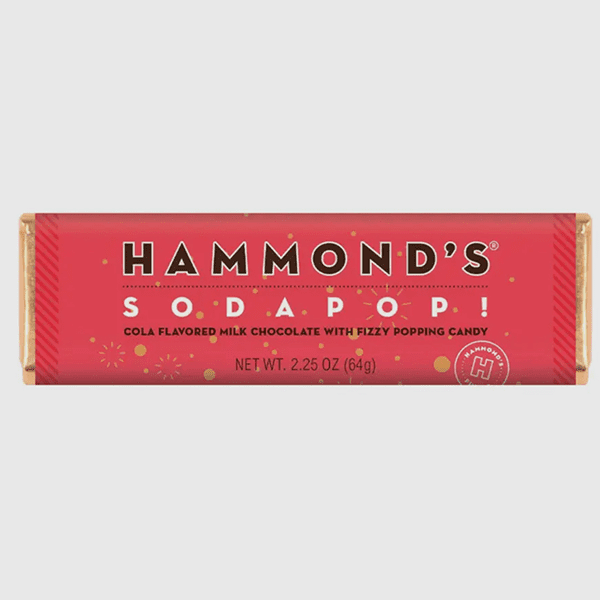 Hammonds Gourmet Foil Wrapped Candy Bar - Soda Pop