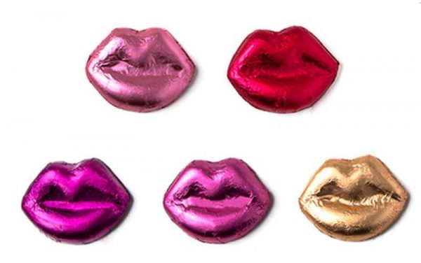 O'Shea's Milk Chocolate Foil Asst Color Lips